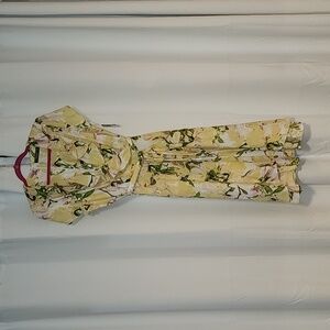 NWT Yellow Floral Dress